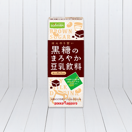 黒糖のまろやか豆乳飲料 ユーグレナ入り 200ml紙