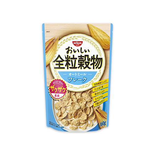 おいしい全粒穀物オートミールフレーク160g
