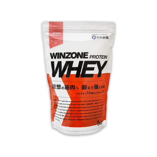 【Amazon.co.jp限定】WINZONE PROTEIN WHEY(ウィンゾーン プロテイン ホエイ)サワーストロベリー風味