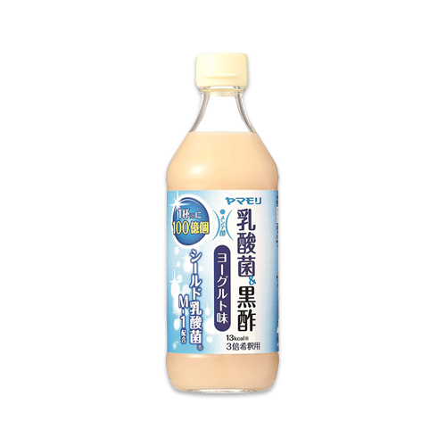 【Amazon.co.jp限定】ヤマモリ 乳酸菌黒酢 ヨーグルト味 500ml×2本