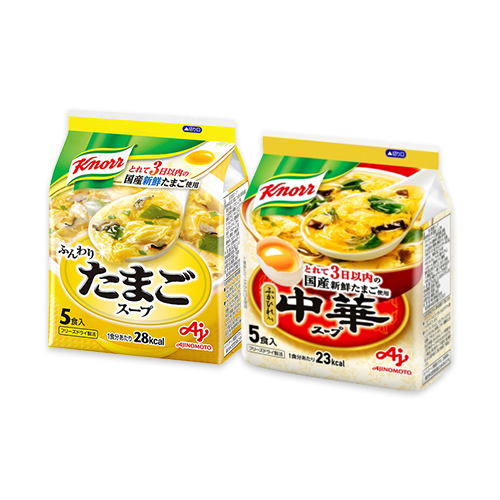【イオン限定】クノール ふんわりたまごスープ 5食入袋/中華スープ 5食入袋
