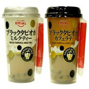 ブラックタピオカミルクティー・ブラックタピオカカフェラテ