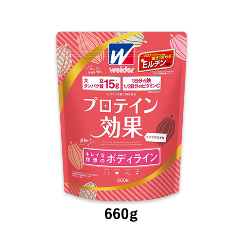 ウイダー プロテイン効果 ソイカカオ味 660g
