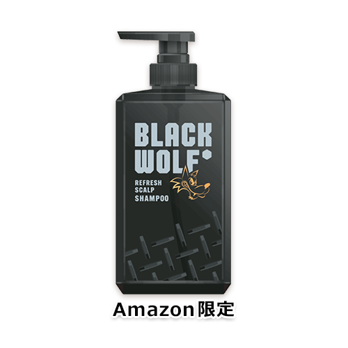 【Amazon.co.jp限定】ブラックウルフ リフレッシュ スカルプシャンプー