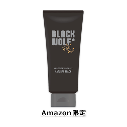 【Amazon.co.jp限定】ブラックウルフ ヘアカラー トリートメント ナチュラルブラック