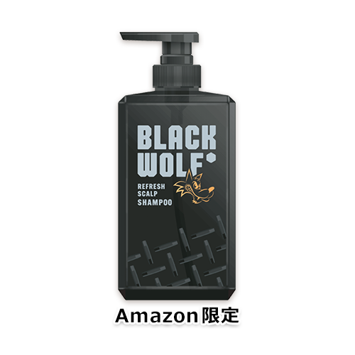 【Amazon.co.jp限定】ブラックウルフ リフレッシュ スカルプ シャンプー
