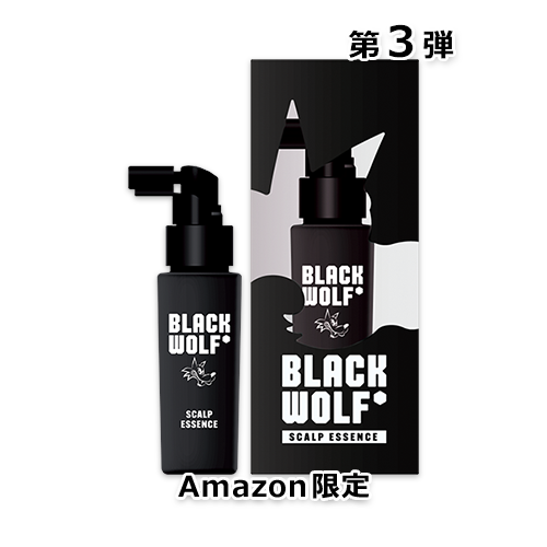 【Amazon.co.jp限定】ブラックウルフ プレミアム スカルプ エッセンス