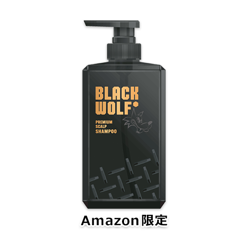 【Amazon.co.jp限定】ブラックウルフ プレミアム スカルプ シャンプー