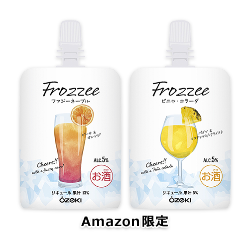 【Amazon.co.jp限定】Frozzeeファジーネーブル150mlスパウチ詰/Frozzeeピニャ・コラーダ150mlスパウチ詰