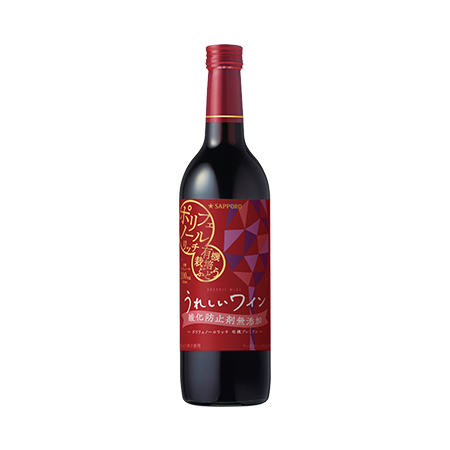 うれしいワイン酸化防止剤無添加ポリフェノールリッチ赤<有機プレミアム>720ml